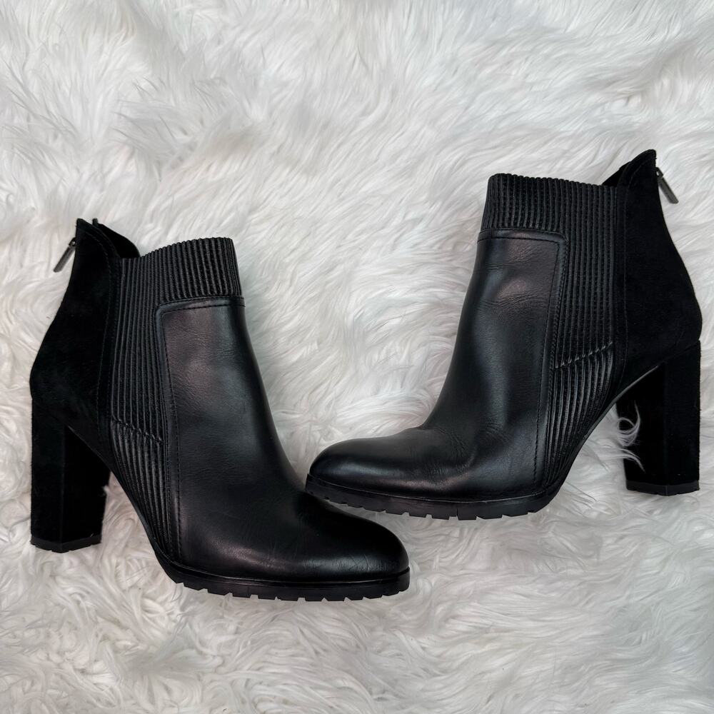 Donald J Pliner Women's Hudson Booties Size 9.5 Black Classic Minimalist Luxe